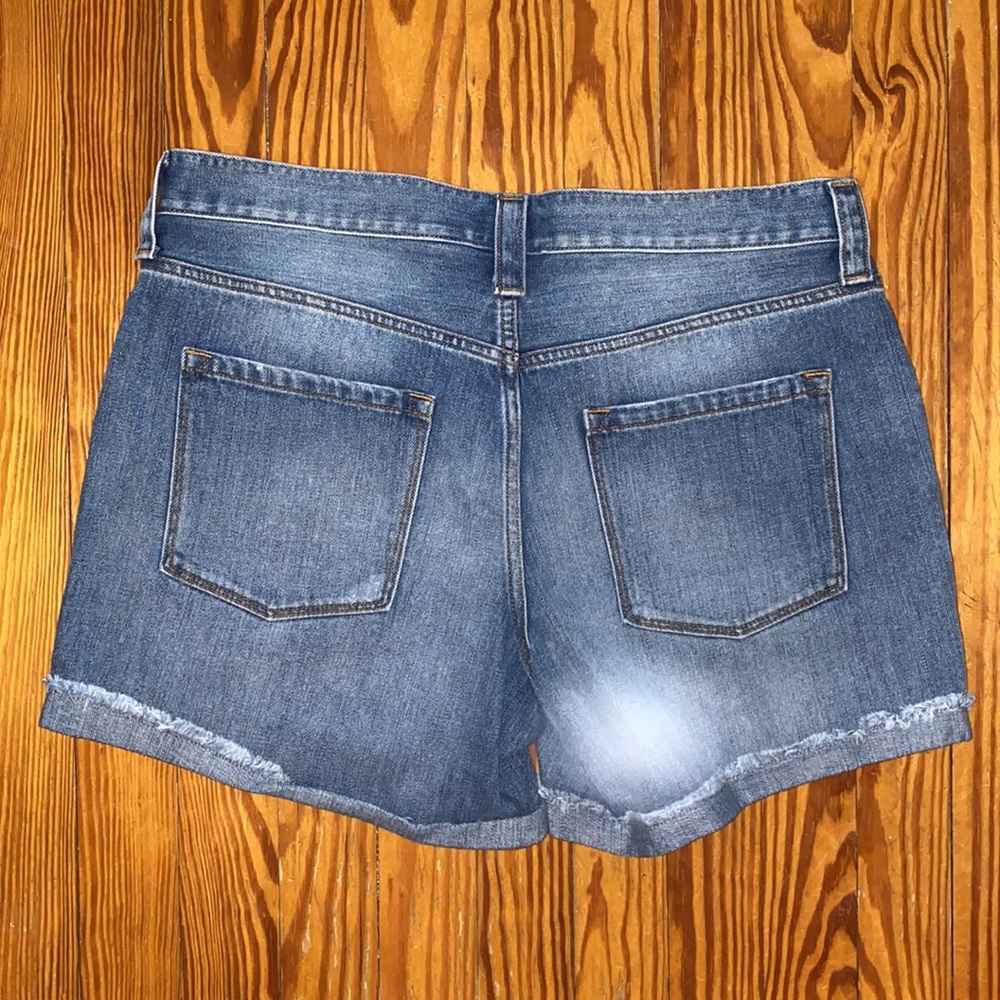 J. Crew Blue Denim Cutoff Shorts - Picture 3 of 4
